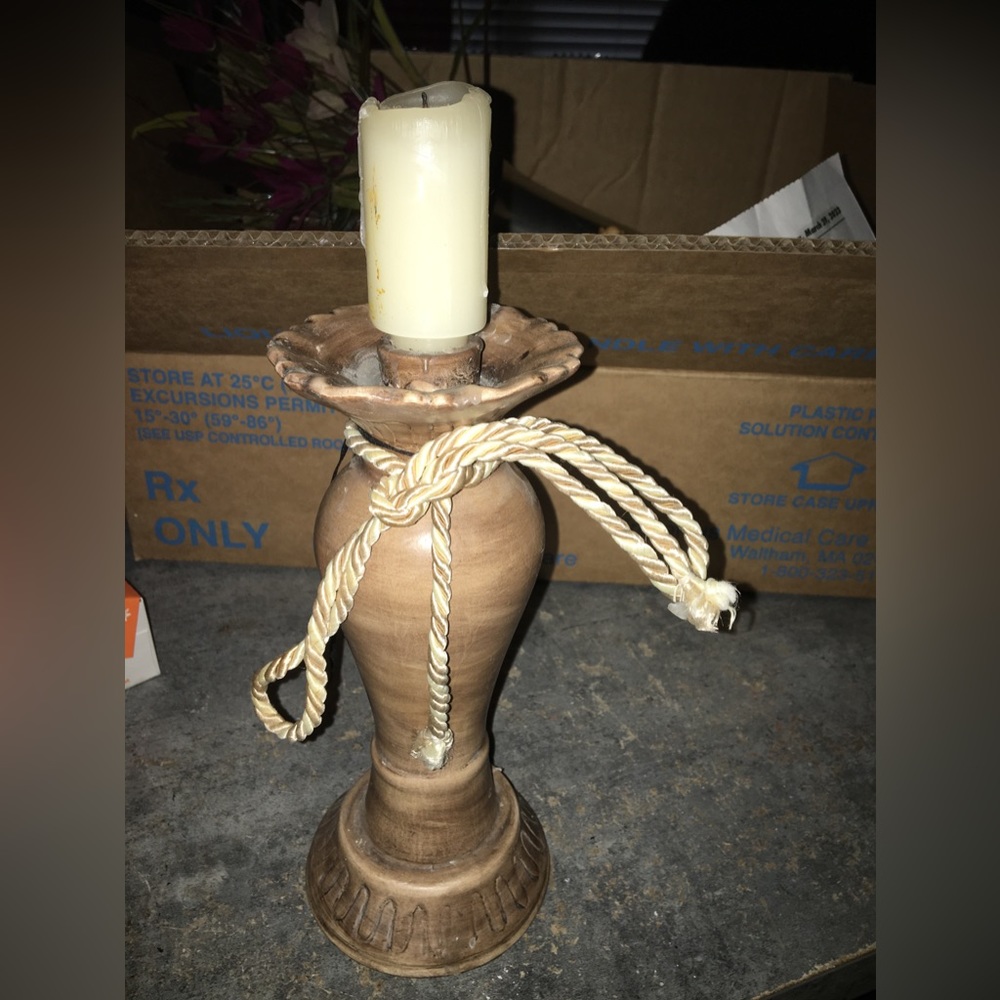 Tall and wide candle holder beautiful decor